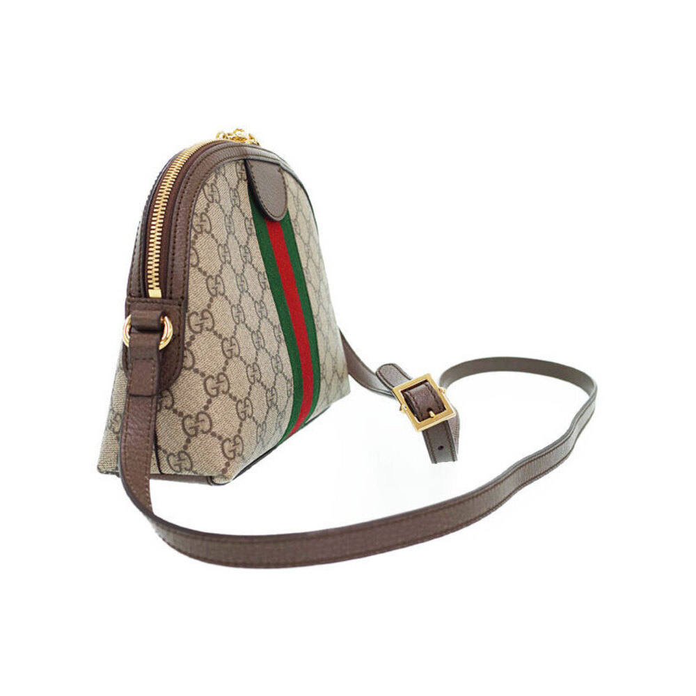 Gucci Ebony Bag Canvas Brown Shoulder Ophidia Beige GG Supreme